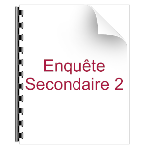 Enquête Secondaire 2