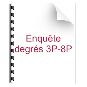 Enquête degrés 3P 8P